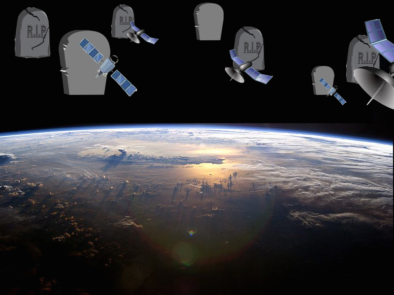 Illustration for article titled Where Do Satellites Go To Die?